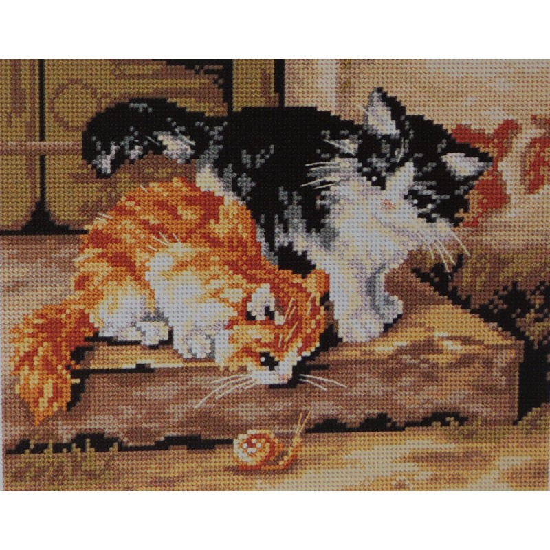 Kissat ja etana -kanavatyö 2913H ilman lankoja