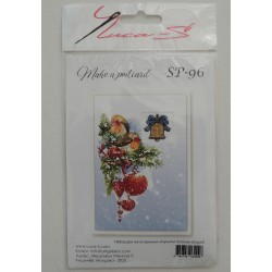 Joulukello-ristipistokortti Sp-96