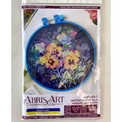 Akvarelliorvokit-ristipistotyö AHM-041