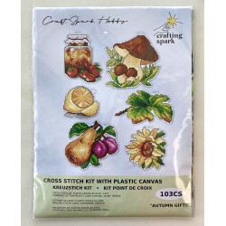 Syksyn satoa-ristipistokoristeet 103CS