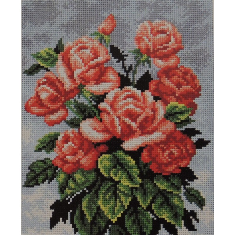 Ruusukimppu-kanavatyö 2220H ilman lankoja