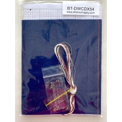 Lumihiutale puu -joulukortti CDX54