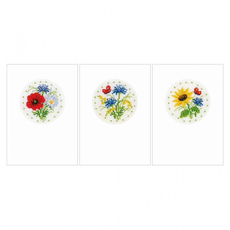 Niittykukat-ristipistokortit PN-0021466