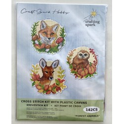 Metsän eläimet -ristipistokoristeet 142CS