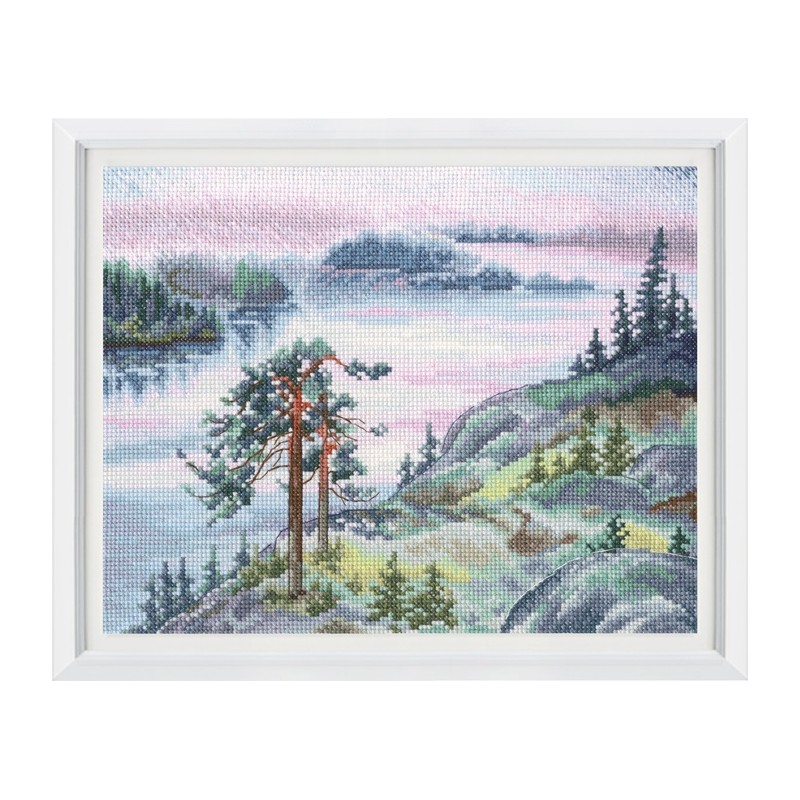 Aamunkoitto-ristipistotyö M993