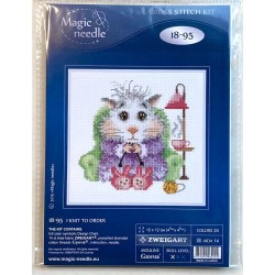 Neulon tilauksesta -ristipistotyö 18-95