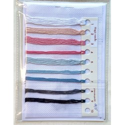 Lennä pois -ristipistotyö 19-12