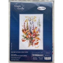 Syksyinen metsä -ristipistotyö 250-698