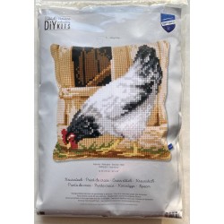 Harmaa kana -ristipistotyyny PN-0148109