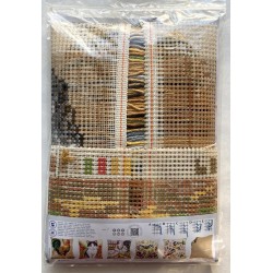 Harmaa kana -ristipistotyyny PN-0148109