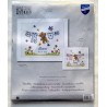 Nalle kastetaulu -ristipistotyö PN-0143329