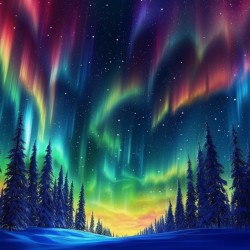 FL07 timanttimaalaus revontulista