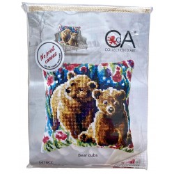 Karhunpennut-ristipistotyyny 5478CC