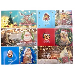 Joulu-timanttimaalauskortit HKDZ13
