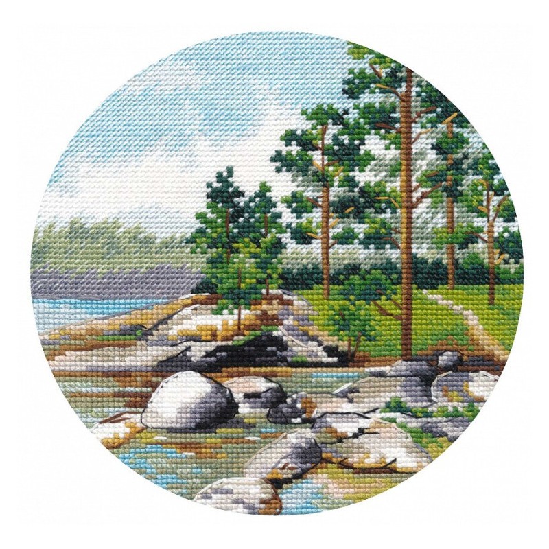 Laatokan ranta -ristipistotyö1298