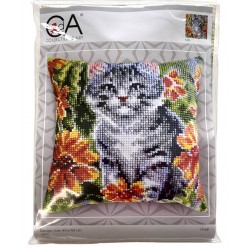 Olen piilossa -ristipistotyyny 5479