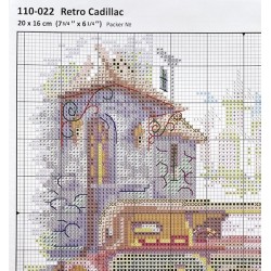 Retro Cadillac-ristipistotyö 110-022