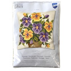 Orvokit-ristipistotyyny PN-0008547