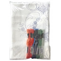 Tulikukka-kaitaliina 44x90 cm K-067