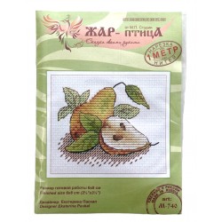 Päärynä-ristipistotyö M-740