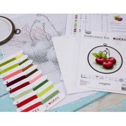 Kirsikat-ristipistotyö BC103