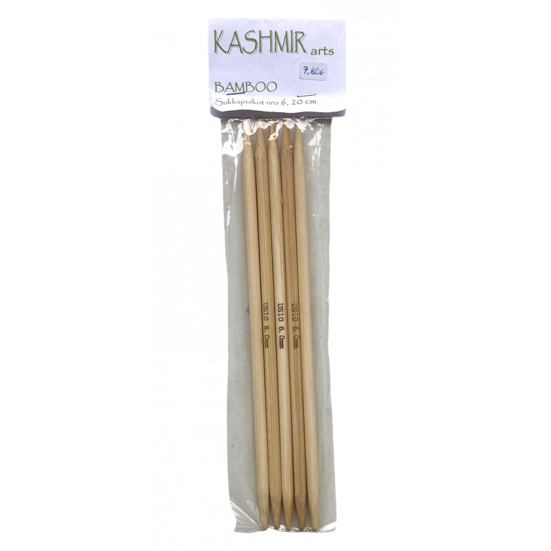 Sukkapuikot bambu 6.0 mm