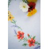 Kukat ja laventeli -ristipistoliina PN-0158551