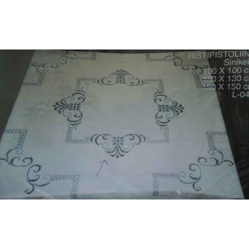 Sinikeiju-ristipistoliina 100x100 cm