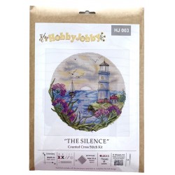 Hiljaisuus-ristipistotyö HJ003