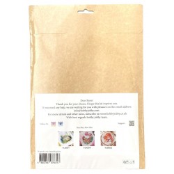 Hiljaisuus-ristipistotyö HJ003