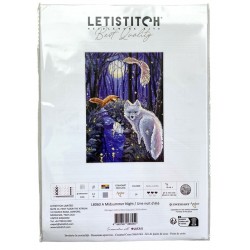 Kesäyö-ristipistotyö L8060