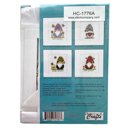 Hyvää syntymäpäivää-ristipistokortti 1776A