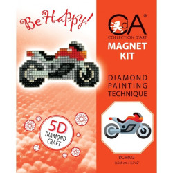 Moottoripyörä-timanttimaalausmagneetti DCM032