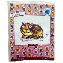 Ilo olla kotona -ristipistotyö M688