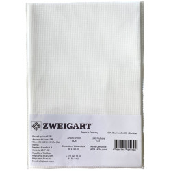 AIDA 14/50x100 cm -kirjontakangas luonnonvalkoinen