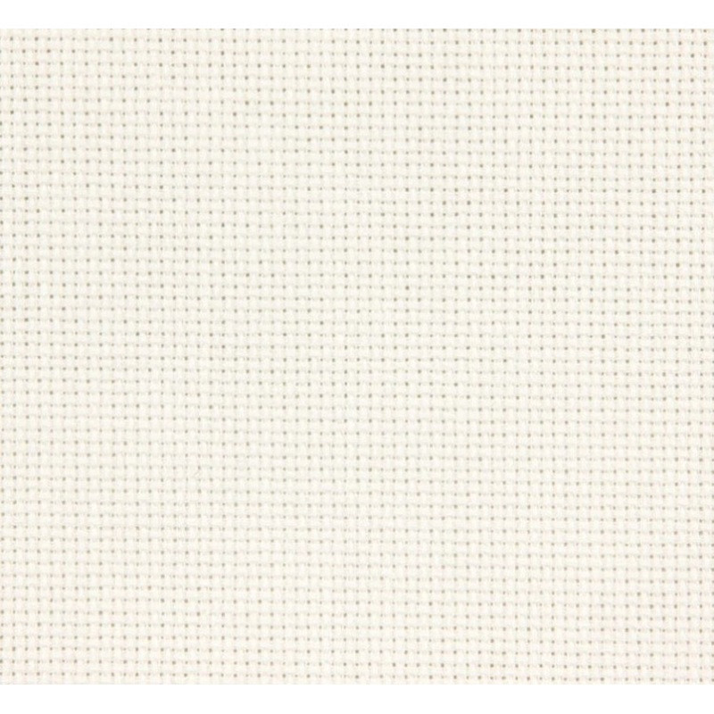 AIDA 16/50x50 cm -kirjontakangas luonnonvalkoinen