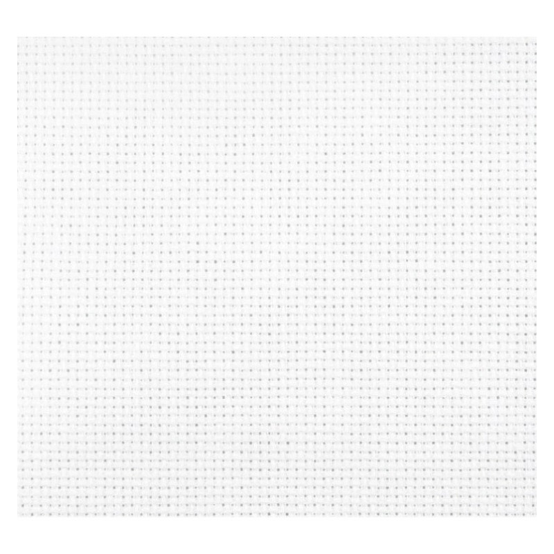 AIDA 16/50x100 cm -kirjontakangas valkoinen