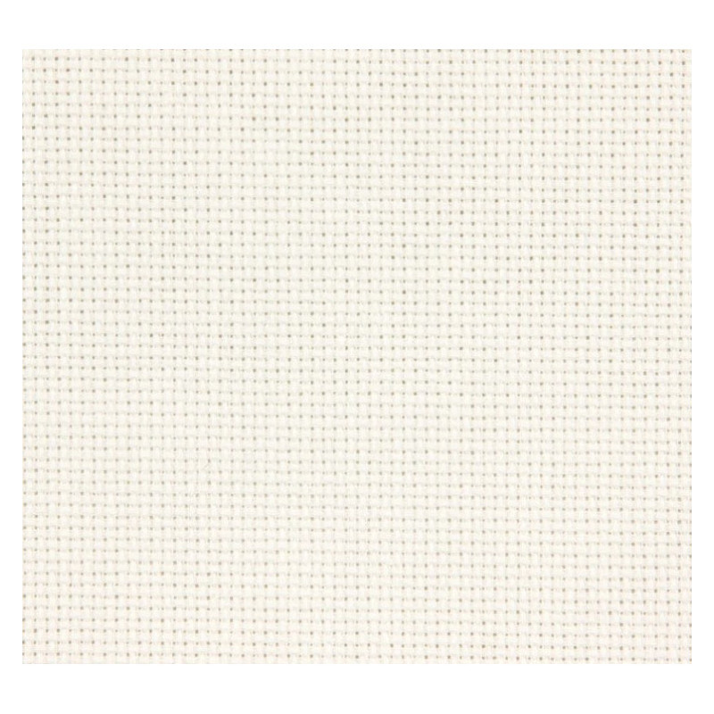 AIDA 14/50x100 cm -kirjontakangas luonnonvalkoinen