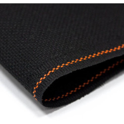 AIDA 14/50x100 cm -kirjontakangas musta