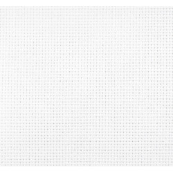 AIDA 18/50x50 cm -kirjontakangas valkoinen