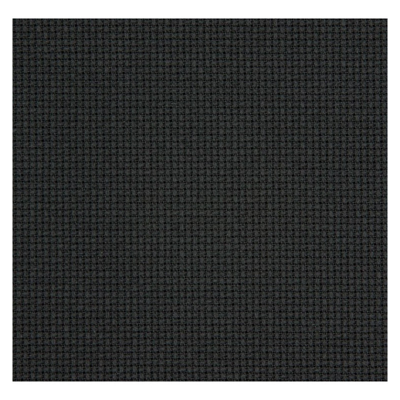 AIDA 18/50x100 cm -kirjontakangas musta