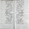 Onnenruusu ristipistokaitaliina 42x115 cm ilman lankoja K-024