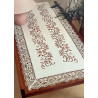Onnenruusu ristipistokaitaliina 42x115 cm ilman lankoja K-024