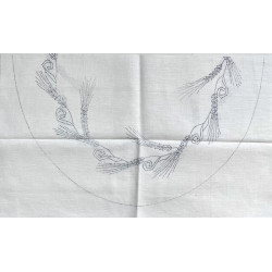 Viljantähkät-liina 57x48 cm ilman lankoja