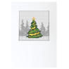 Joulukuusi pihalla -joulukortti 6309