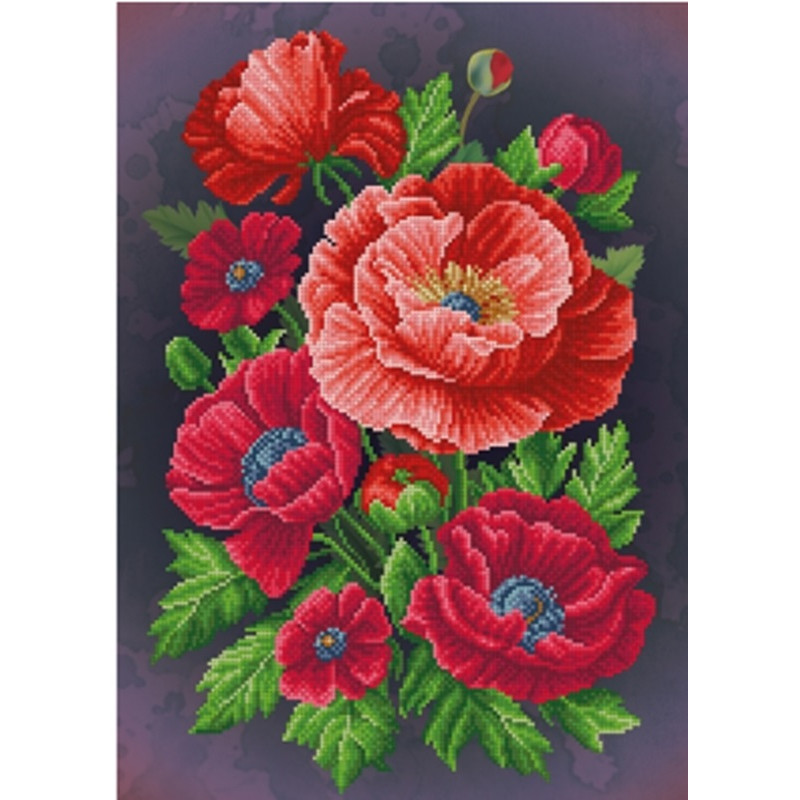 Unikot-helmikirjontatyö TN-1390