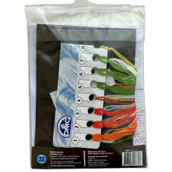 Metsän koristeita -ristipistotyö C437