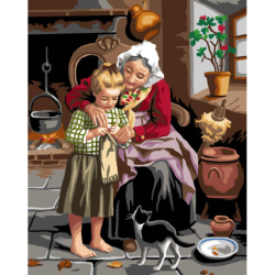 Mummo opettaa -kanavatyö C130M ilman lankoja