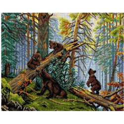 Aamu mäntymetsässä -kanavatyö 2840M ilman lankoja