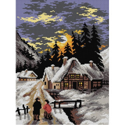 Kävelyllä talvella -kanavatyö 2219J ilman lankoja